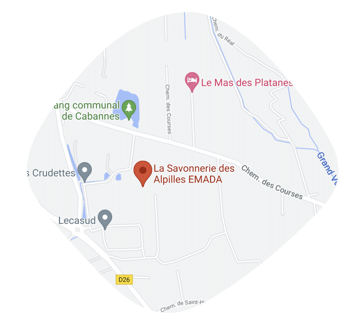 Plan d'accès - La Savonnerie des Alpilles